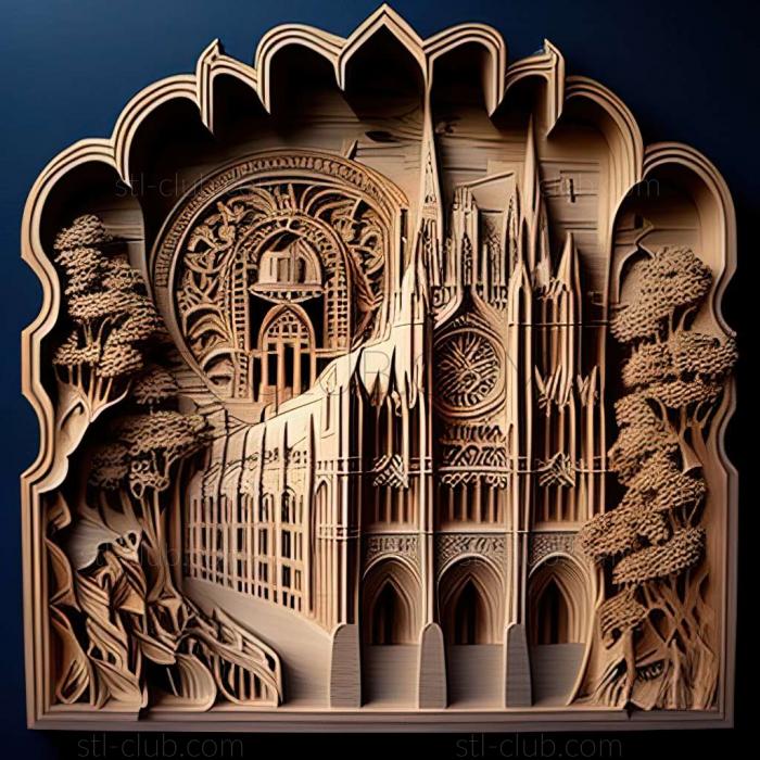 3D model notre dame (STL)